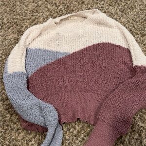 Colorblock Knit Sweater